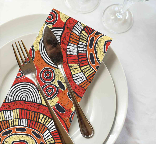 Napkin Debra McDonald | Set of 4 - Fair Dinkum Gifts