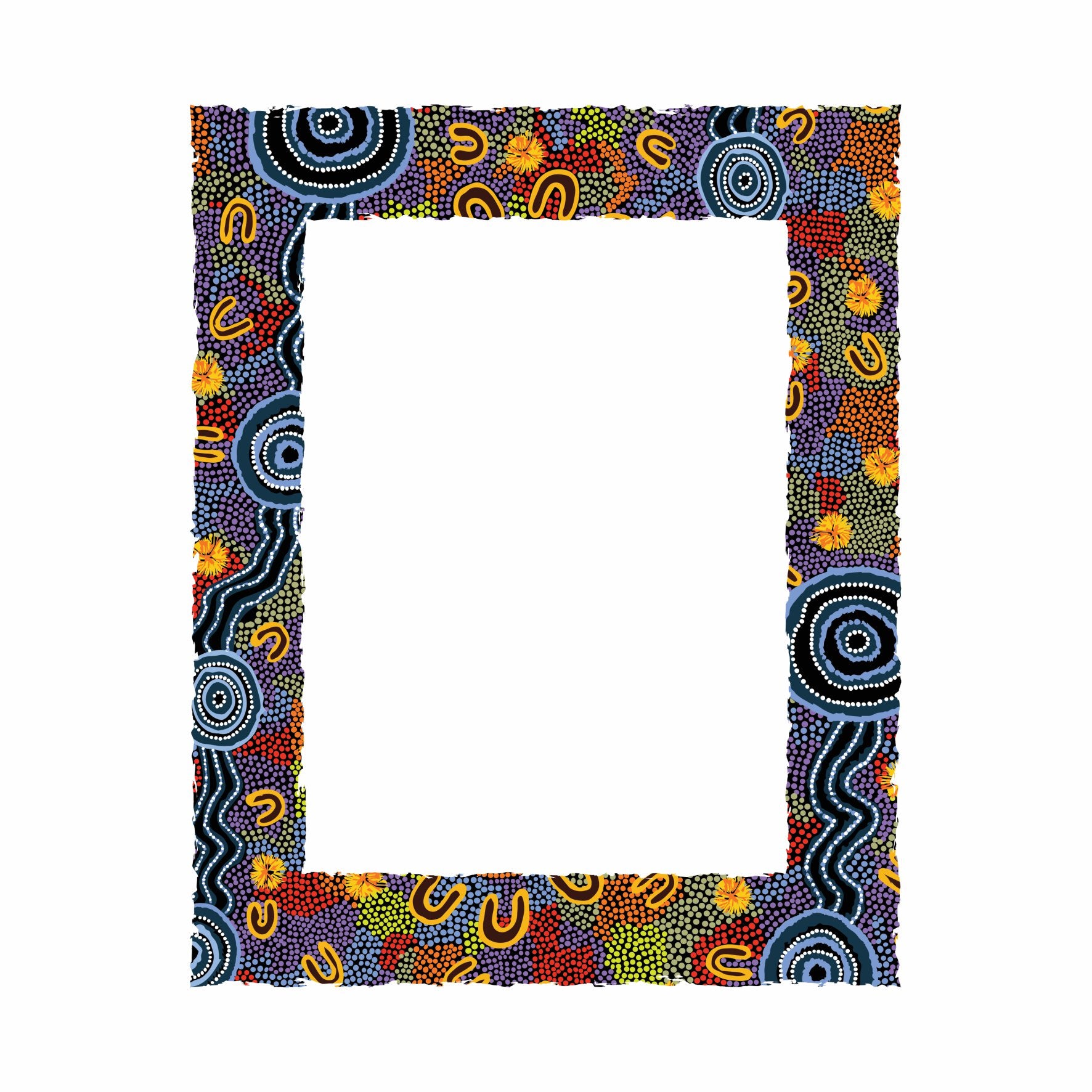 Wooden Photo Frame - Women At Waterholes