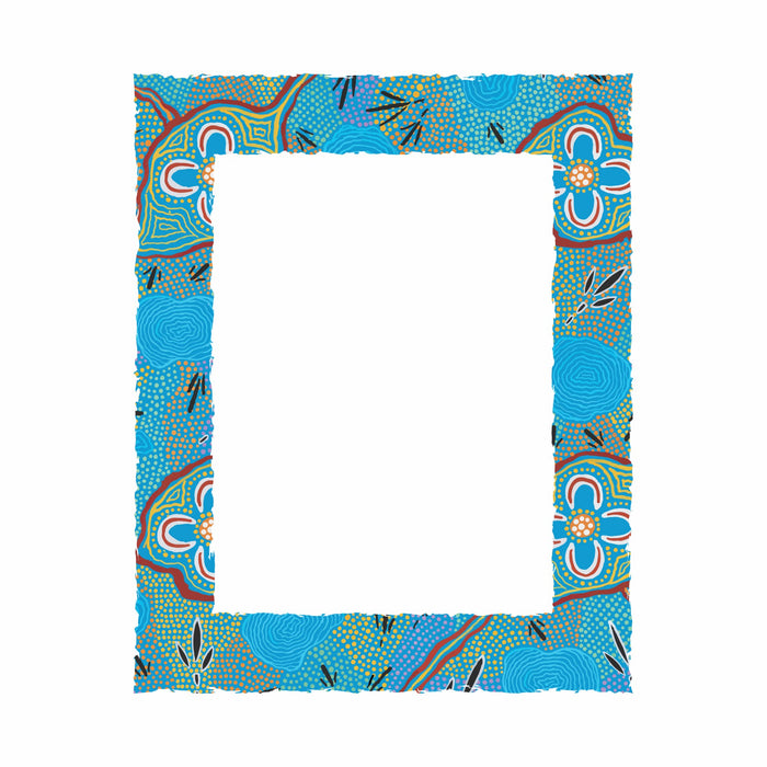 Wooden Photo Frame - Bush Tucker Gathering