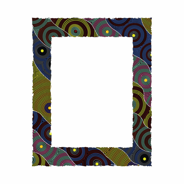 Wooden Photo Frame - Cindy Wallace Circles