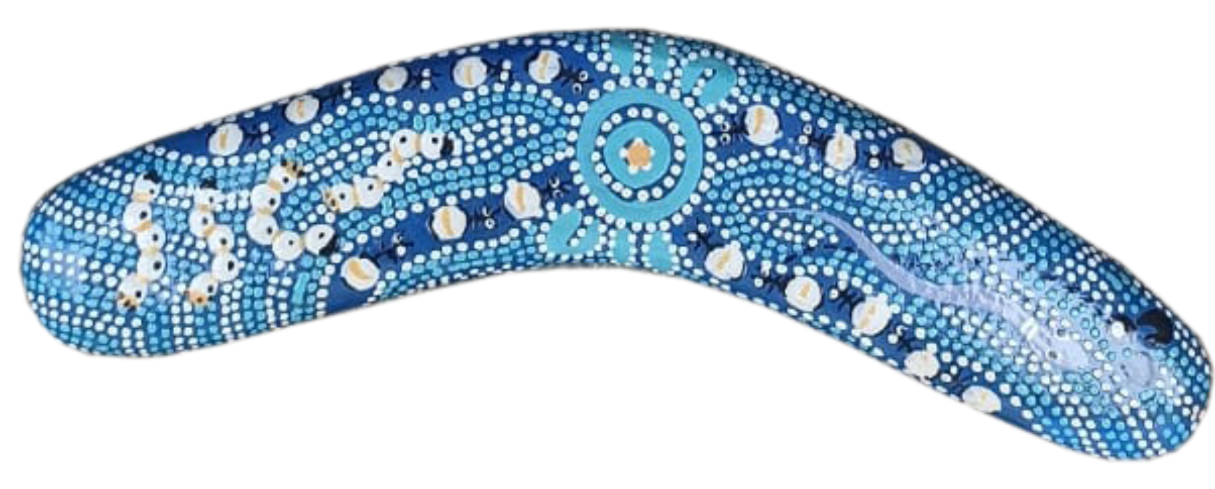 Boomerang - Bush Tucker Blue By Julie Paige