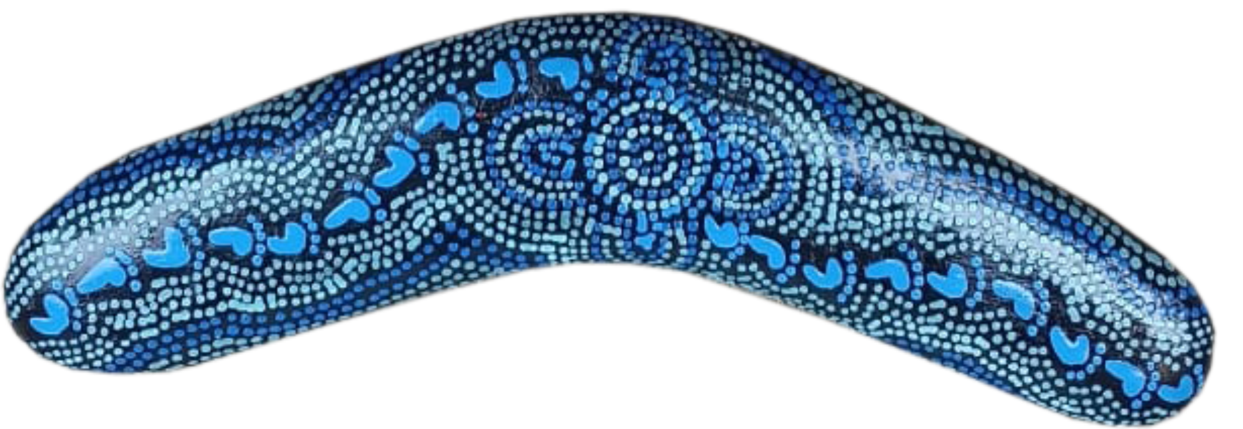 Boomerang - On Walkabout Blue By Karen Taylor