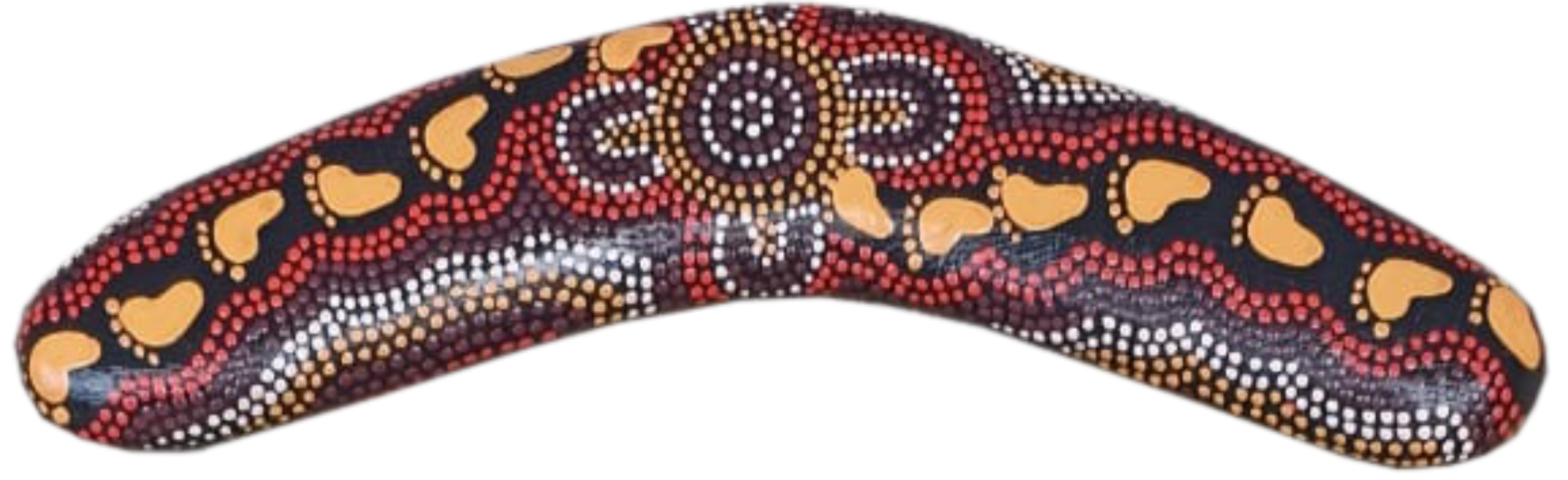 Boomerang - On Walkabout Ochre By Karen Taylor