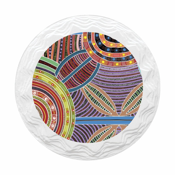 Ceramic Patterned Magnet - Cindy Wallace Arches
