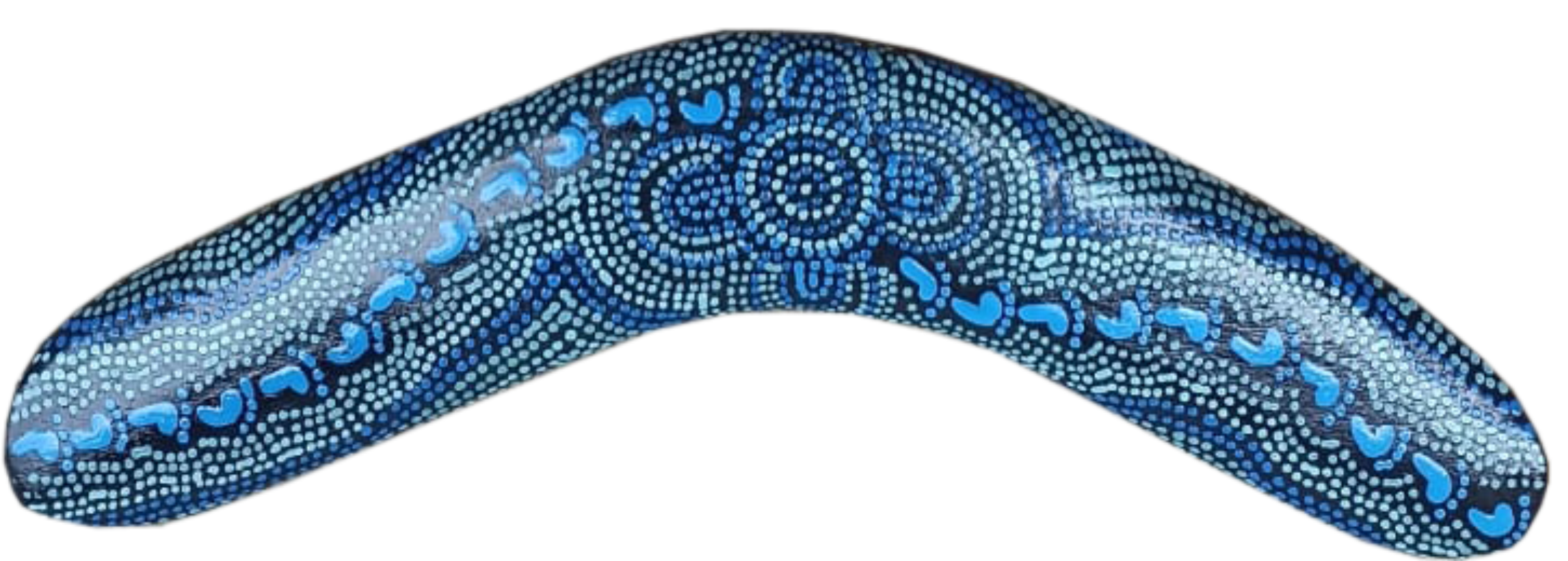 Boomerang - On Walkabout Blue By Karen Taylor