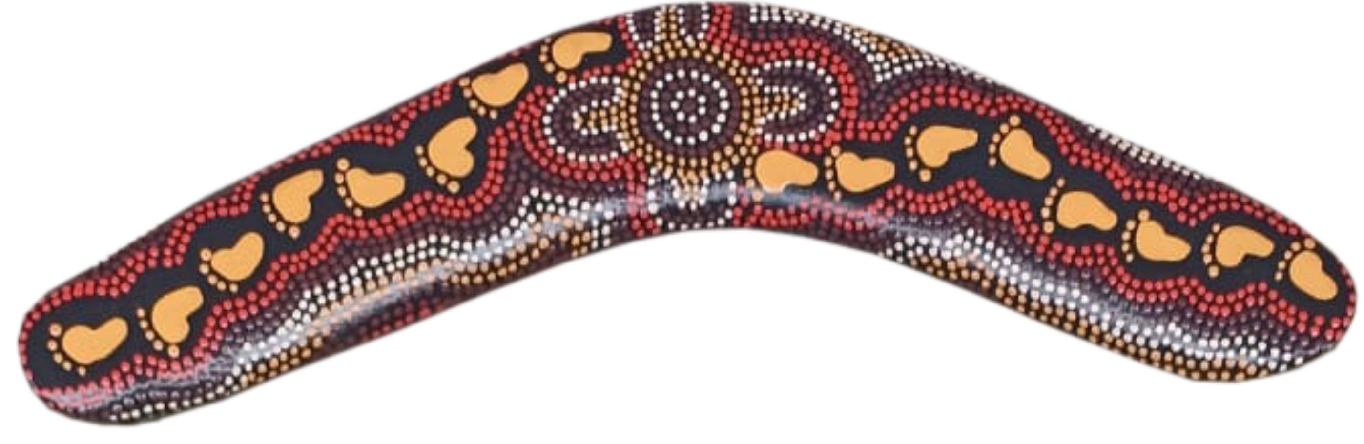 Boomerang - On Walkabout Ochre By Karen Taylor