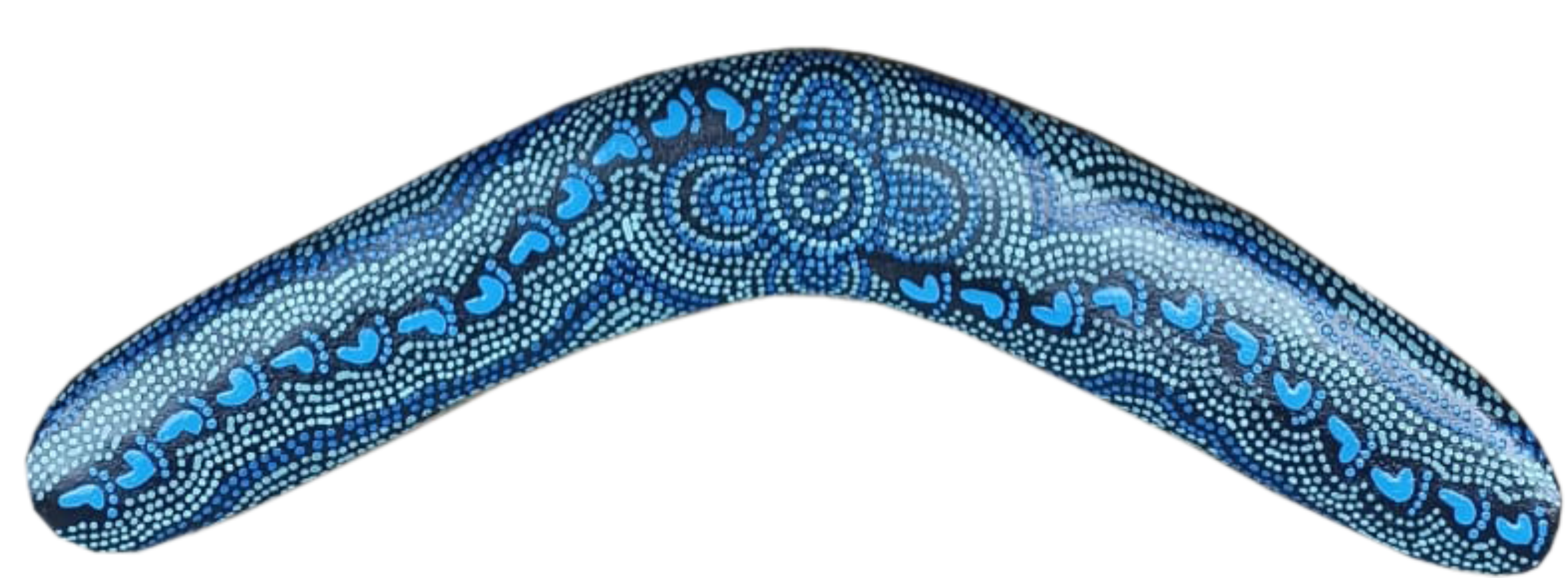 Boomerang - On Walkabout Blue By Karen Taylor