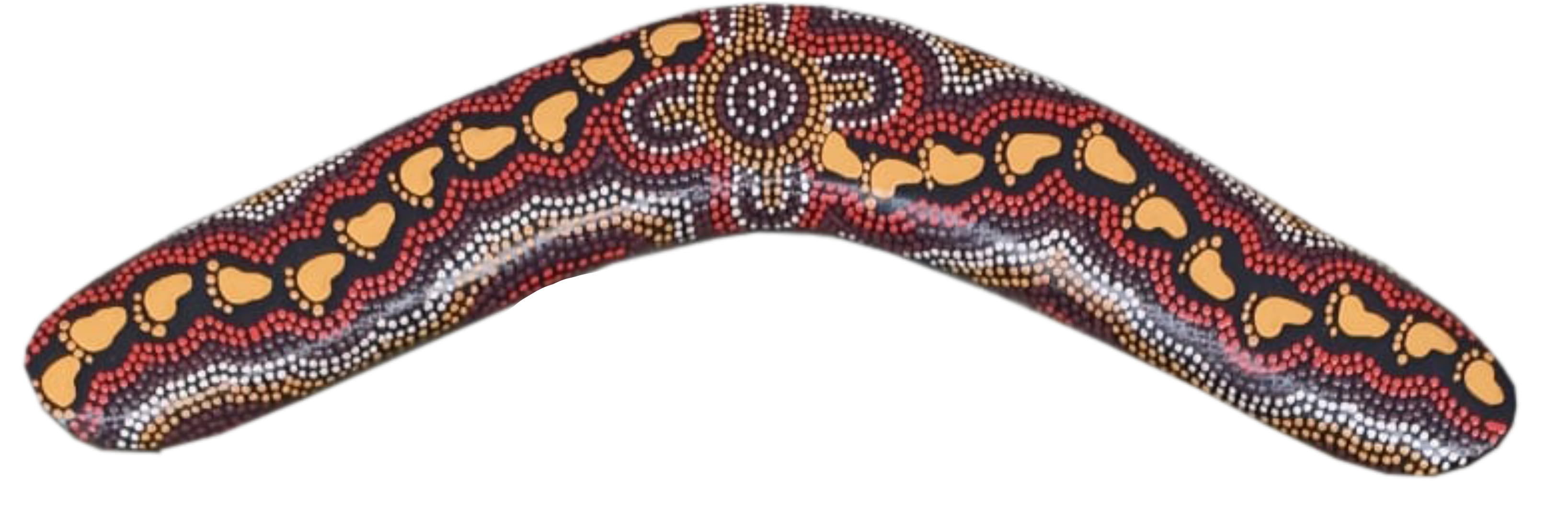 Boomerang - On Walkabout Ochre By Karen Taylor