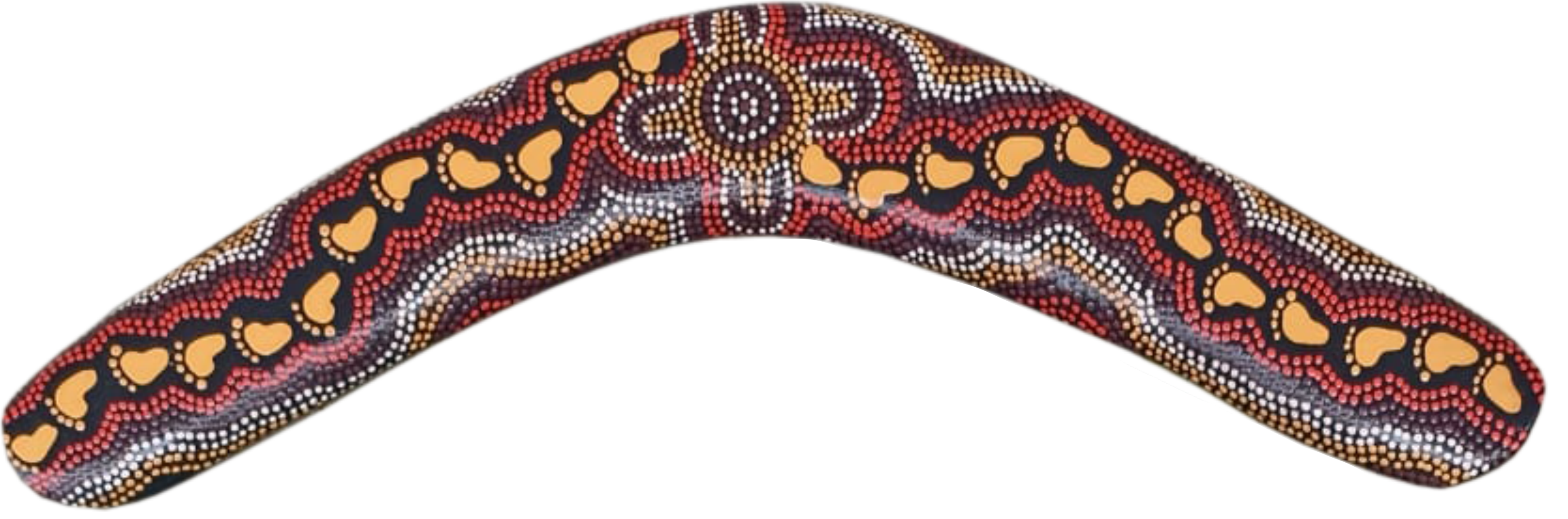 Boomerang - On Walkabout Ochre By Karen Taylor