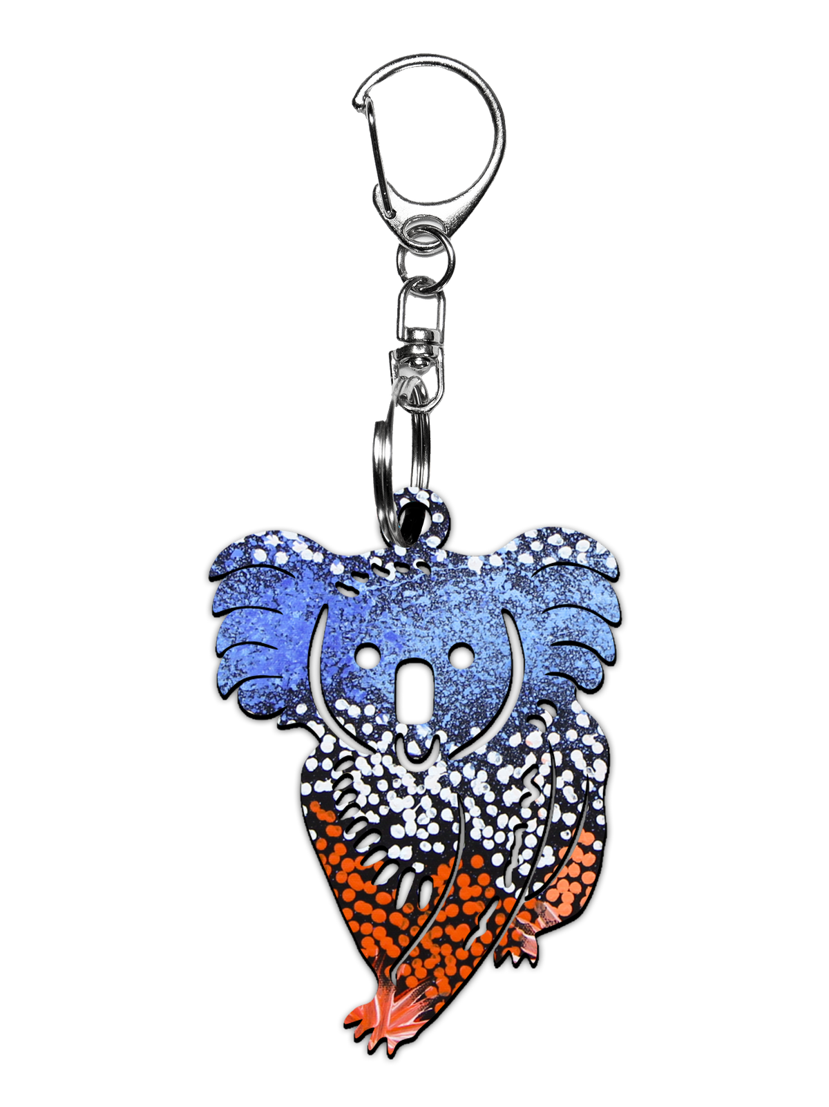 Koala Shape Wooden Keyring (Australian Made) - Samantha Daniel Napanga ...
