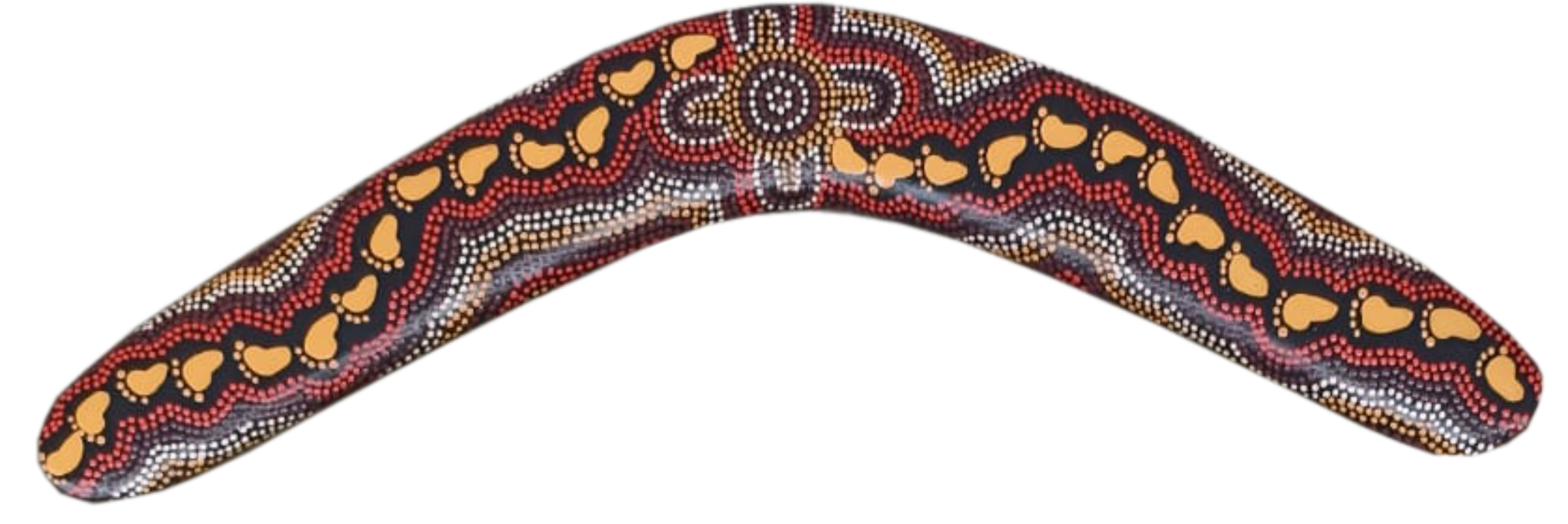 Boomerang - On Walkabout Ochre By Karen Taylor