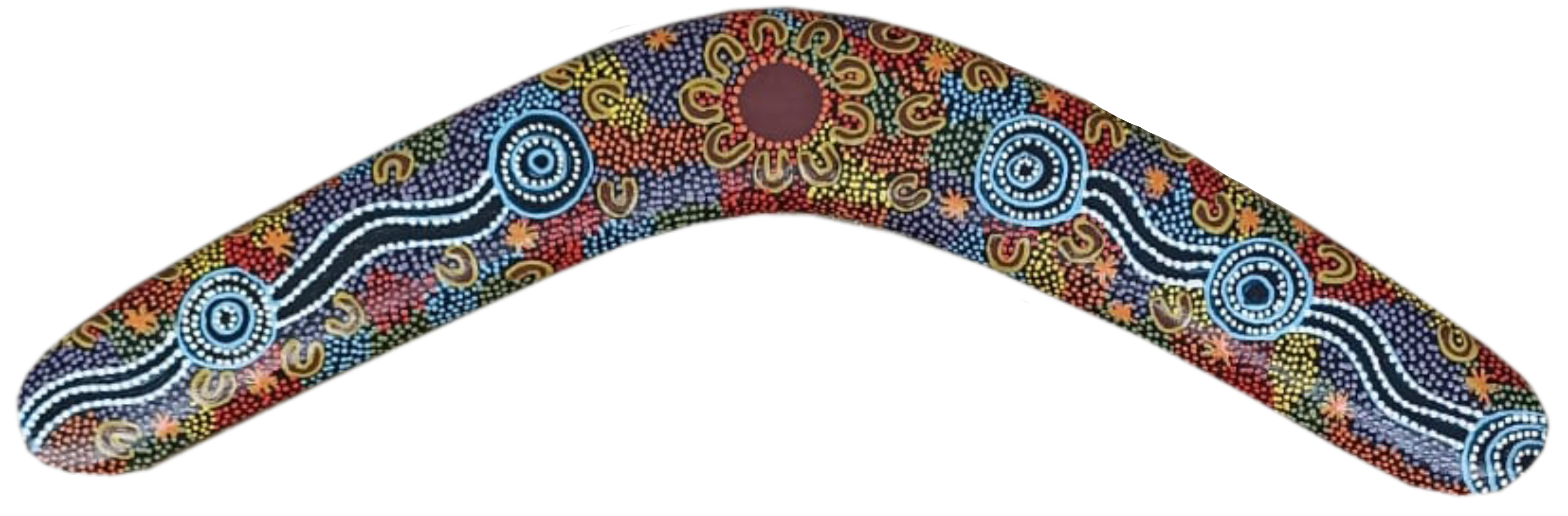 Boomerang - Women At Waterholes By Merryn Apma