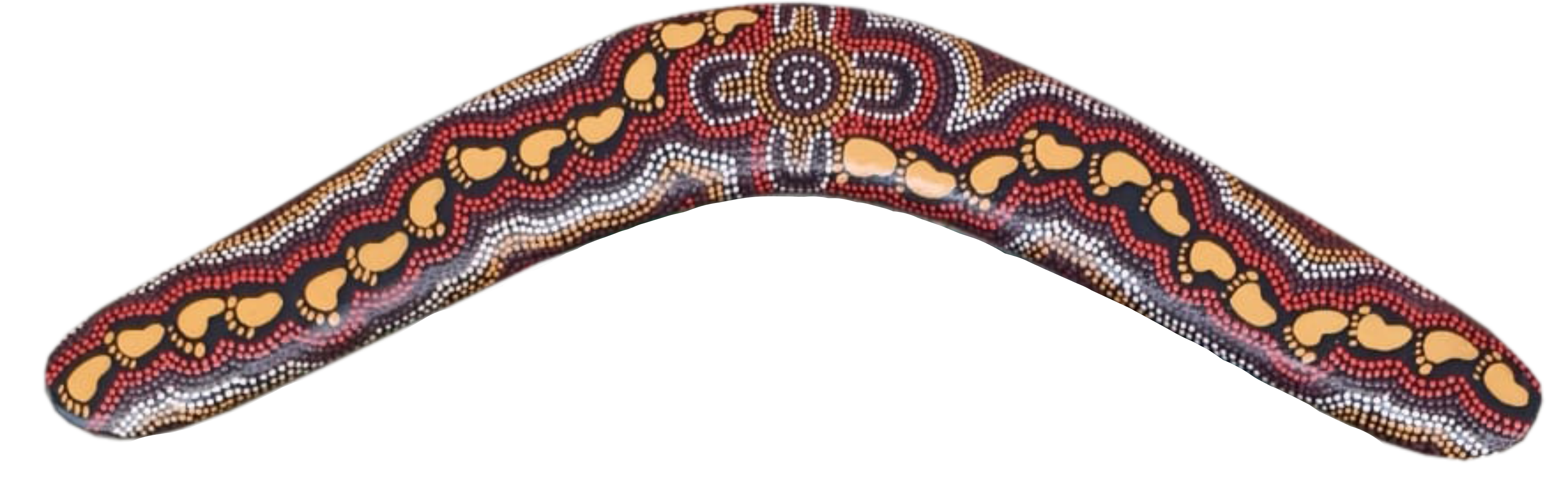 Boomerang - On Walkabout Ochre By Karen Taylor