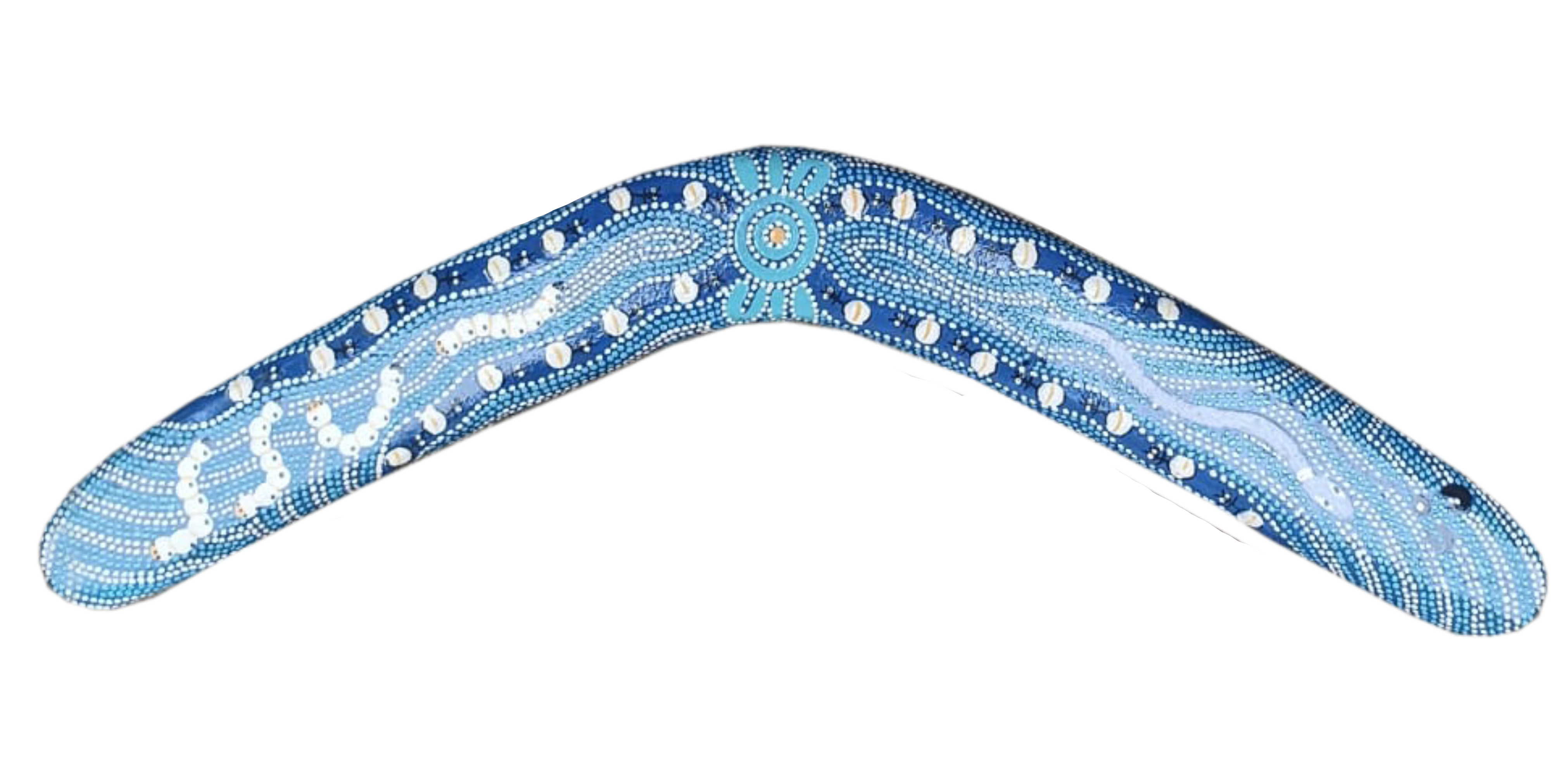 Boomerang - Bush Tucker Blue By Julie Paige