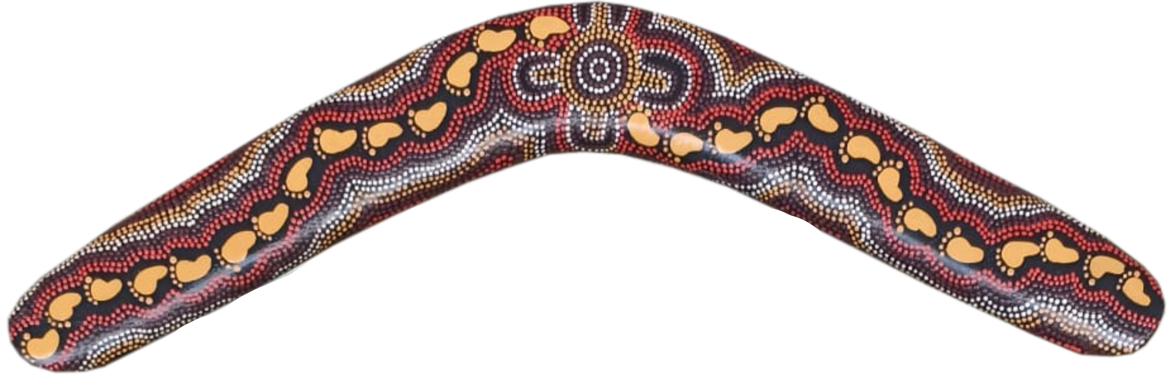Boomerang - On Walkabout Ochre By Karen Taylor