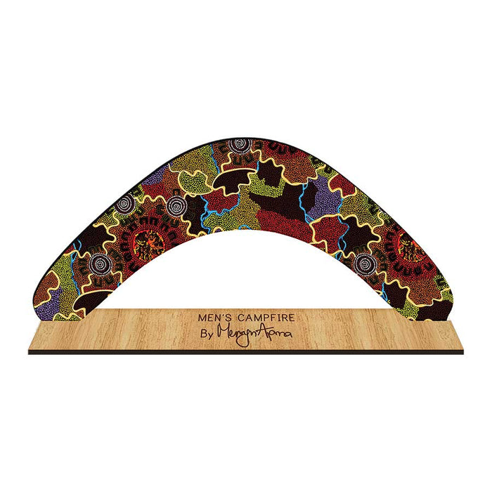 Decorative Boomerang Australian Made - Mens Camp Fire