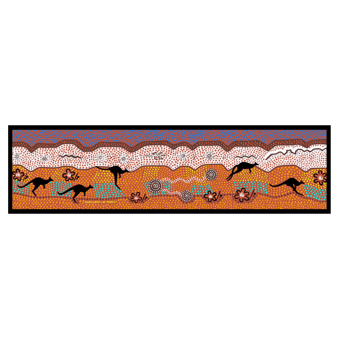 Bar Runner - Kamilaroi By Wendy Pawley