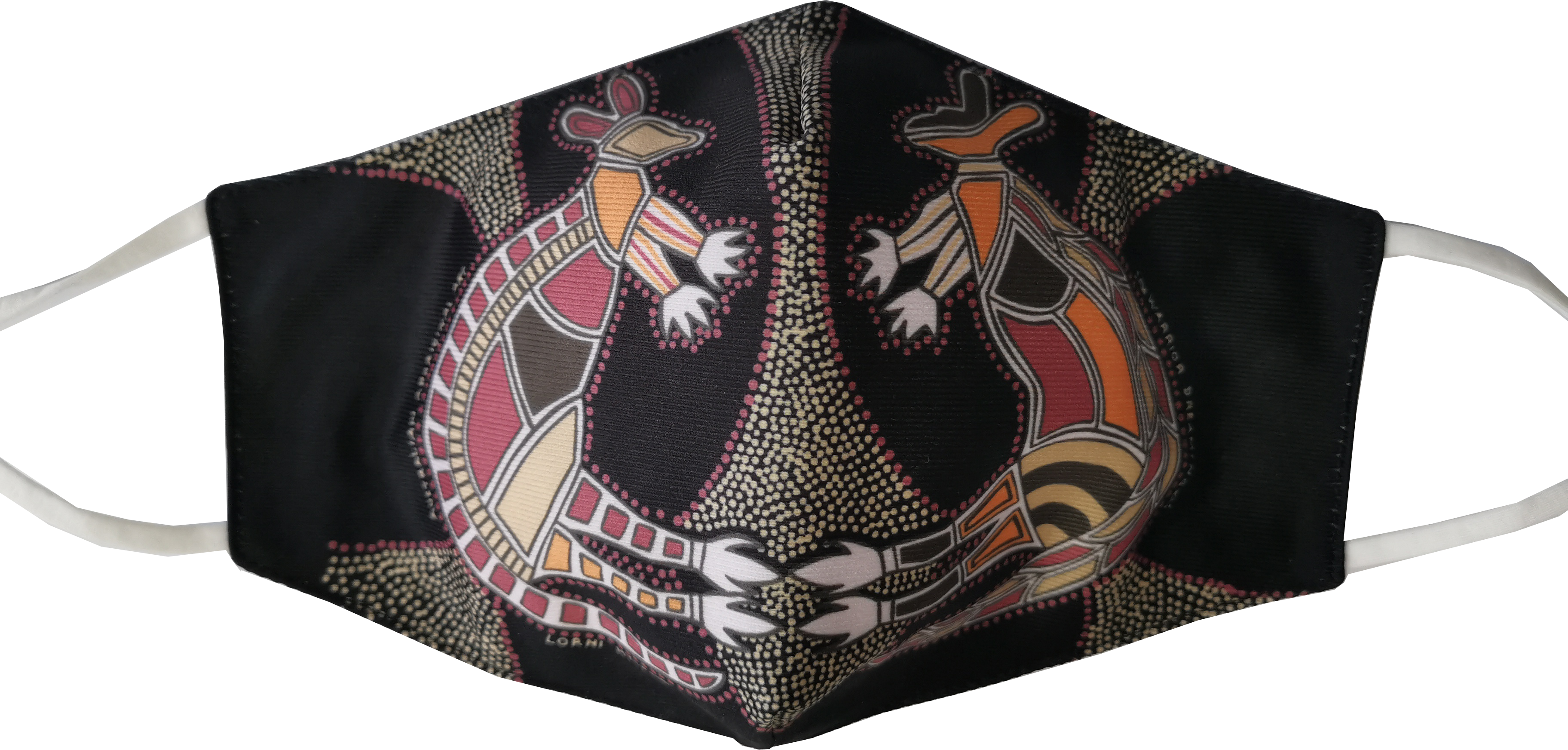 Bulurru Face Mask Adjustable Aboriginal Designs - 8 Designs To Choose From - fair-dinkum-gifts