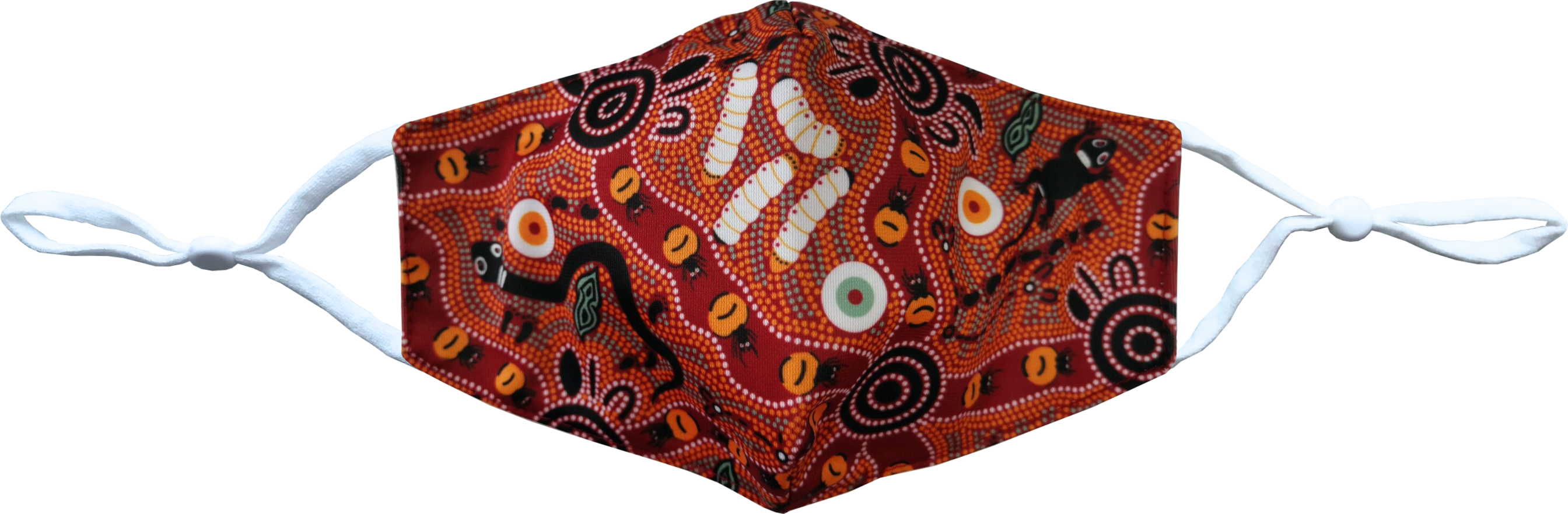 Bulurru Face Mask Adjustable Aboriginal Designs - 8 Designs To Choose From - fair-dinkum-gifts