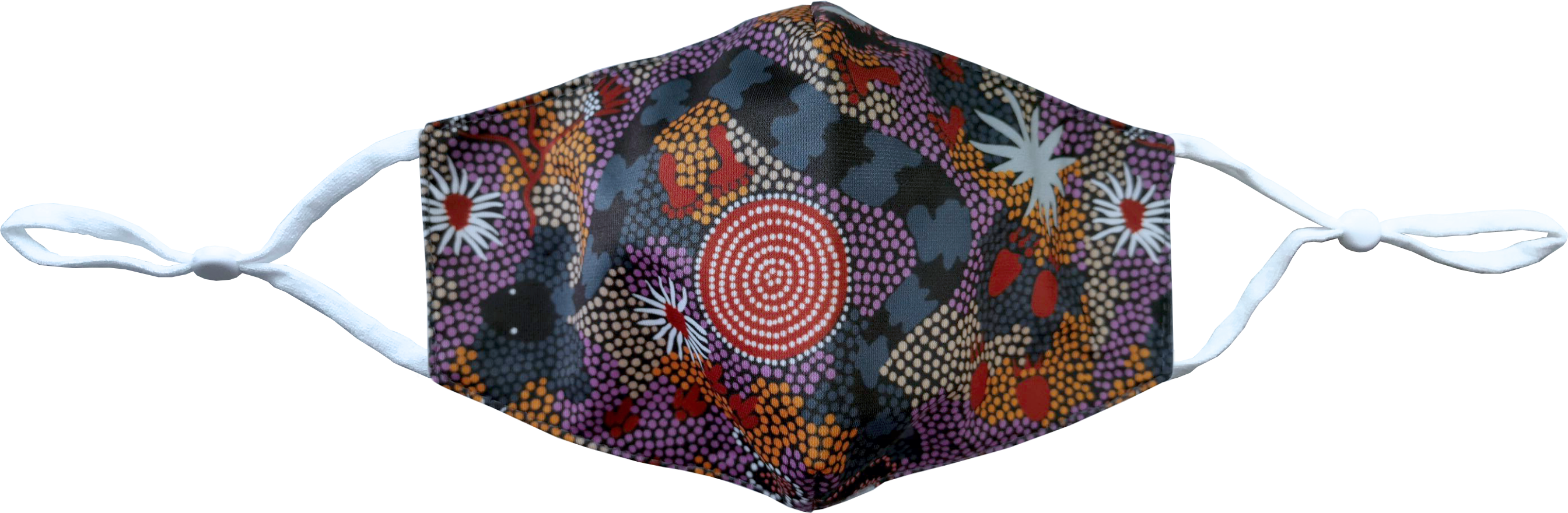 Bulurru Face Mask Adjustable Aboriginal Designs - 8 Designs To Choose From - fair-dinkum-gifts