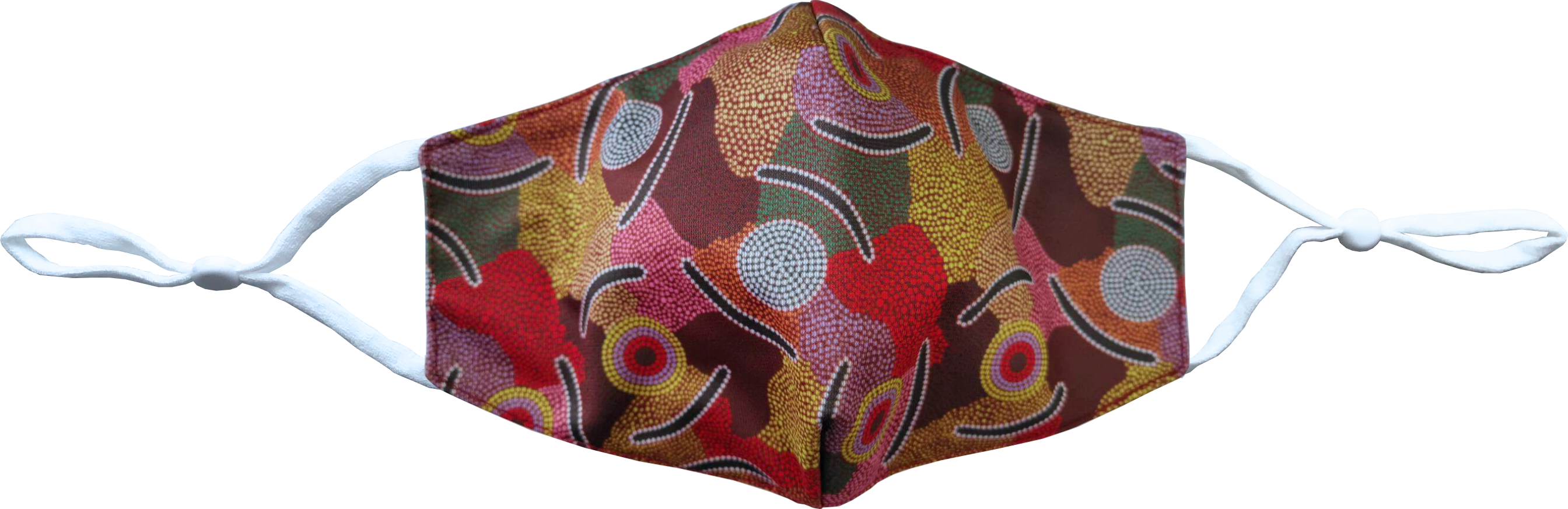 Bulurru Face Mask Adjustable Aboriginal Designs - 8 Designs To Choose From - fair-dinkum-gifts