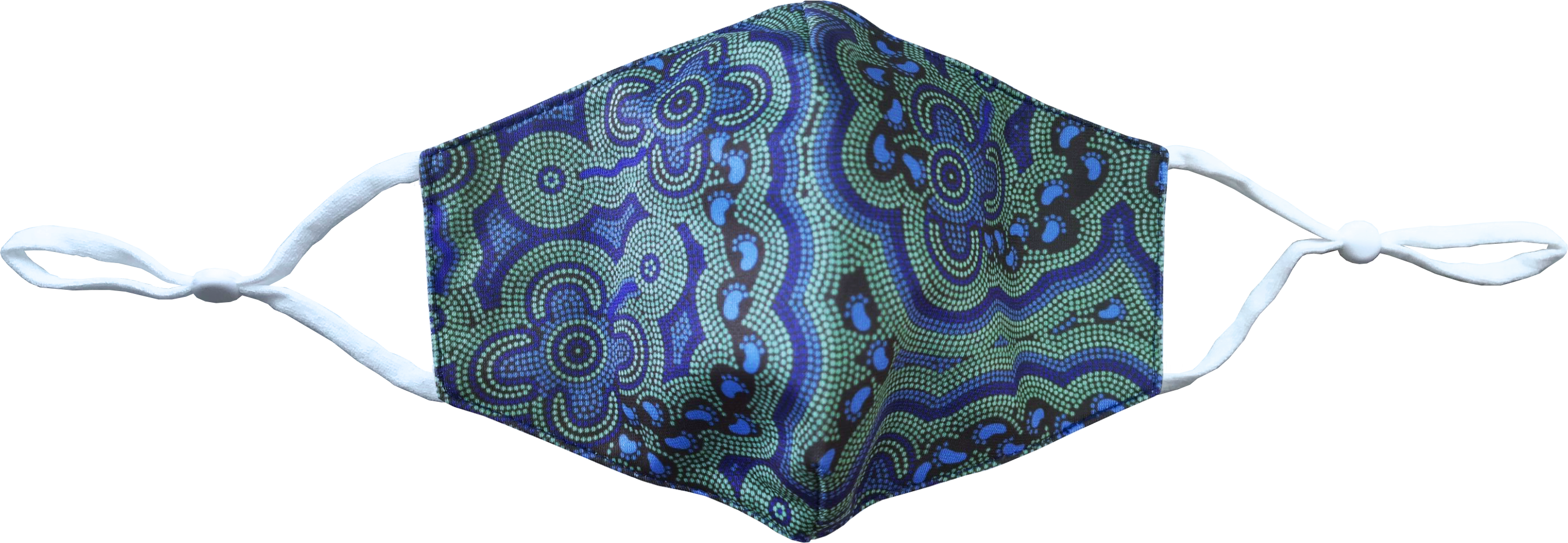 Bulurru Face Mask Adjustable Aboriginal Designs - 8 Designs To Choose From - fair-dinkum-gifts