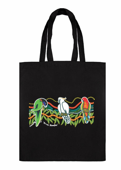 Shopping Tote Bag - Parrots Paradise By Susan Betts