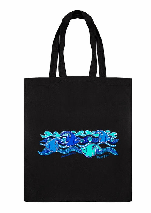 Shopping Tote Bag - Reef Fish By Susan Betts
