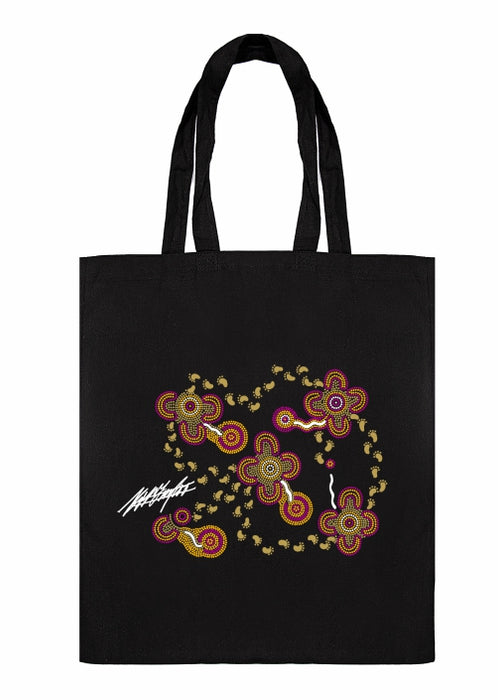 Shopping Tote Bag - On Walkabout Wine By Karen Taylor