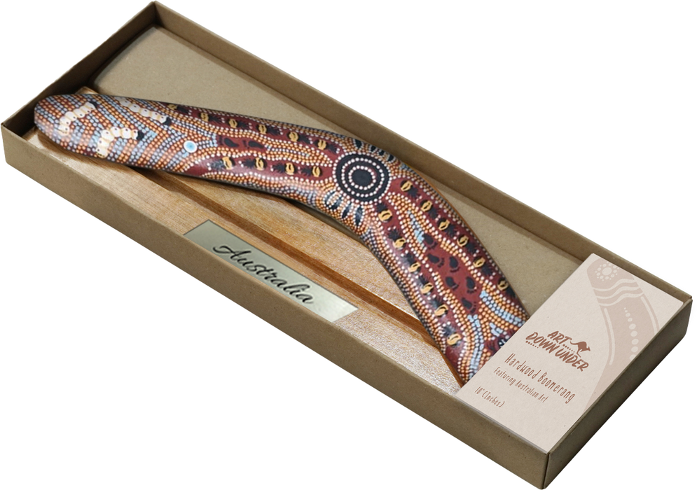 Personalised Boomerang - Bush Tucker Tan