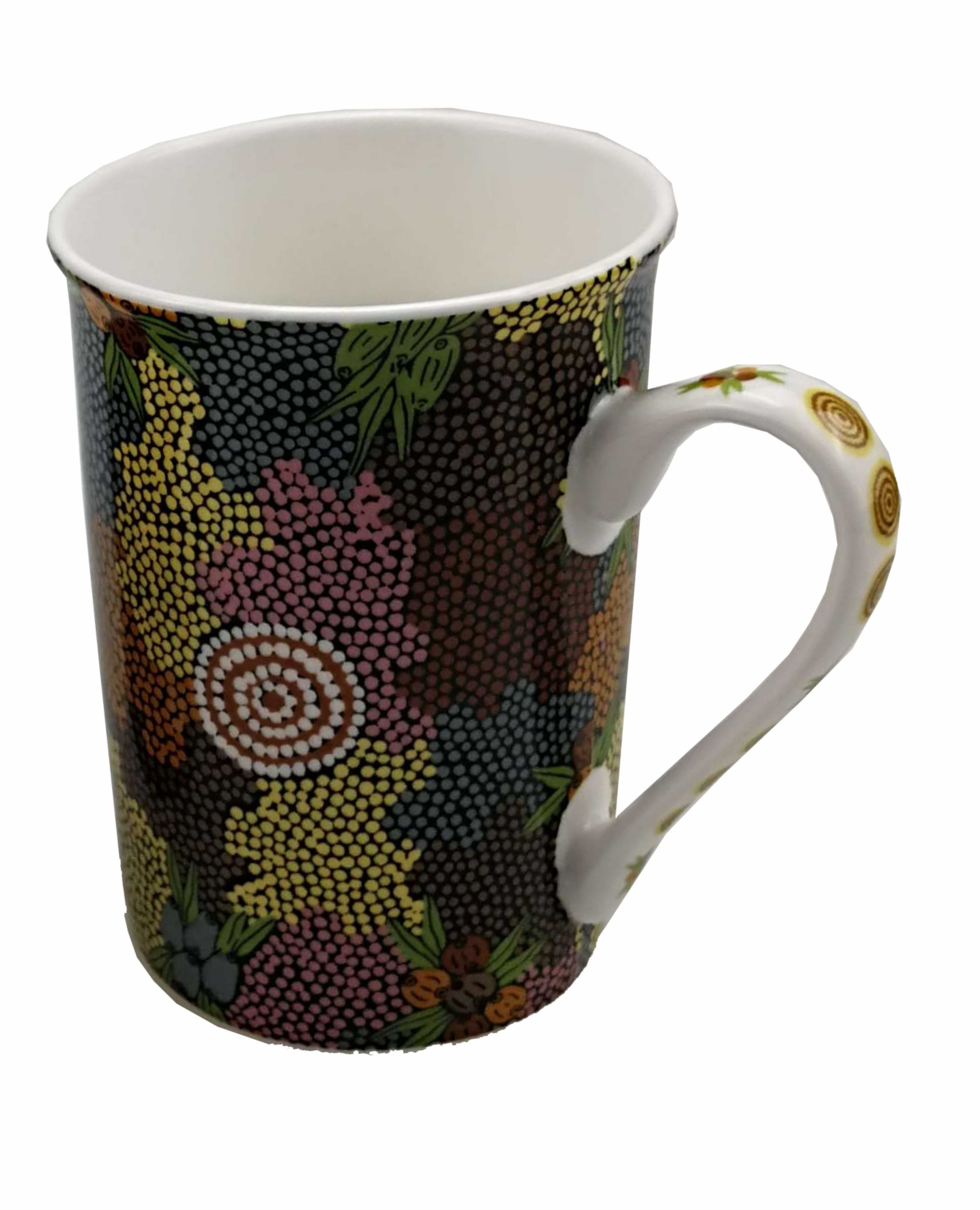 Art Down Under Tall Flair Bone China Mugs In Box