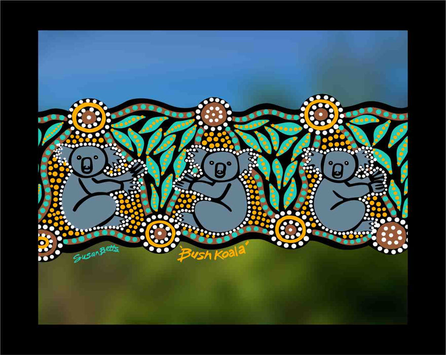 Canvas Art Print - Bush Koala By Susan Betts