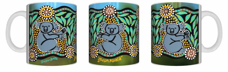 Bush Koala Ceramic Mug in Gift Box