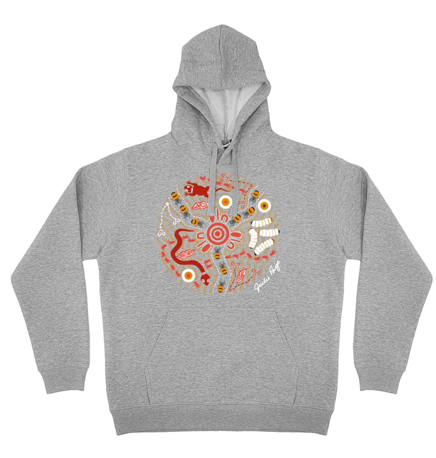 Adults Cozy Hoodie - Bush Tucker By Julie Paige