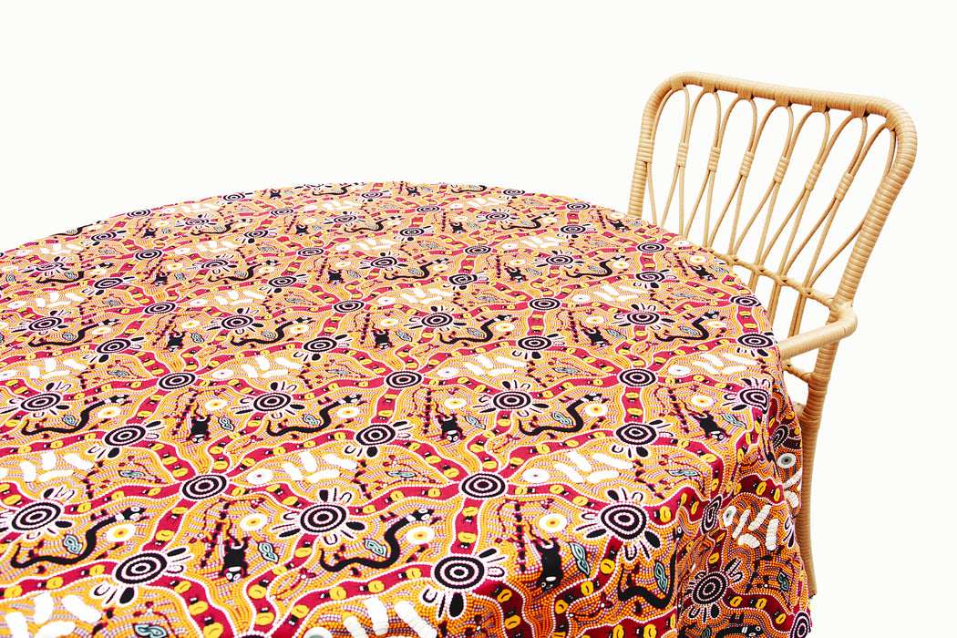 Aboriginal Round Tablecloth