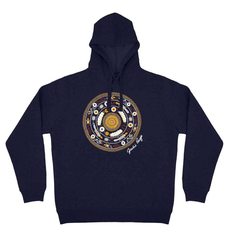 Adults Cozy Hoodie - Child's Dreaming By Julie Paige