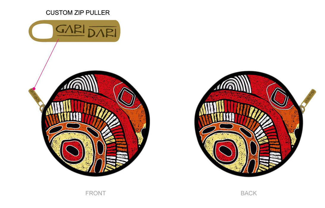 Gari Dari Design Round Coin Purse