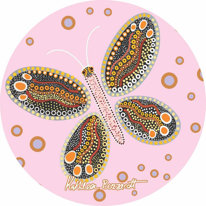 Aboriginal Ceramic Coasters By Kathleen Buzzacott