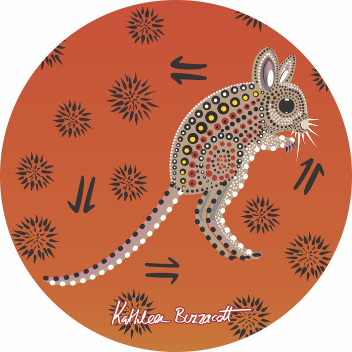 Aboriginal Ceramic Coasters By Kathleen Buzzacott