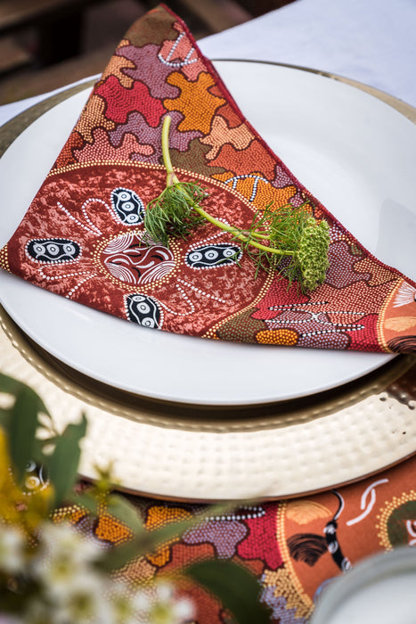 Art Down Under Aboriginal Napkins (Set of 4) - Fair Dinkum Gifts