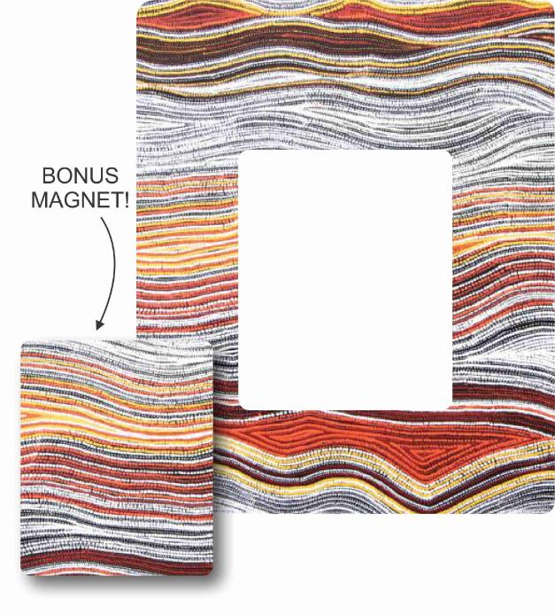 Photo Frame Magnet - Elsie Granites Napanangka