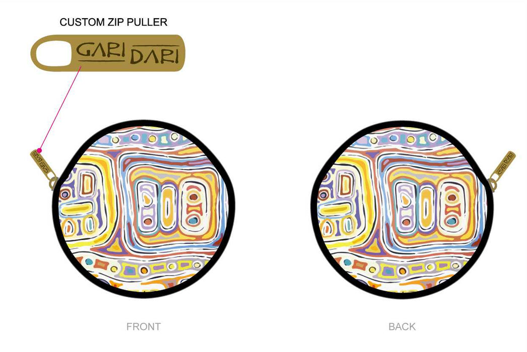 Gari Dari Design Round Coin Purse