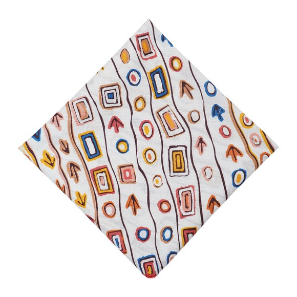 Ri Dari Pattern Gari Dari Aboriginal Pattern COTTON Fabric Per Metre - Felicity Robert ...