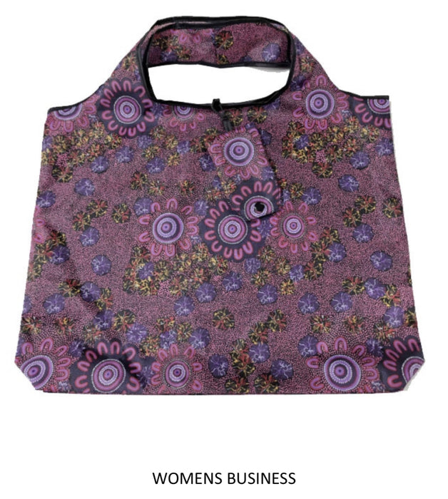 Re-useable Shopping Bag In Carry Pouch - Women's Business By Merryn Apma