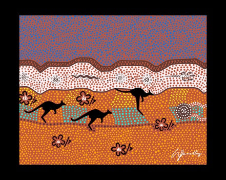 Canvas Art Print - Kamilaroi By Wendy Pawley