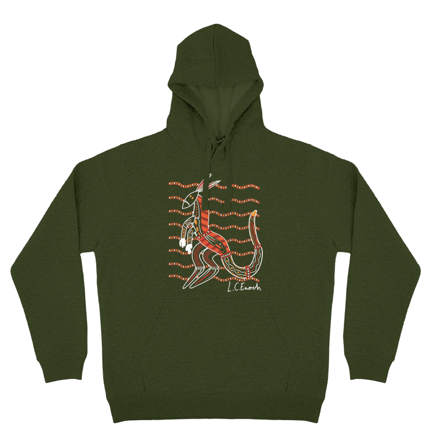 Adults Cozy Hoodie - Kangaroo By Louis Enoch