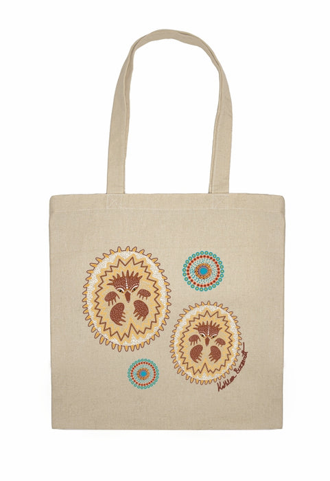 Shopping Tote Bag - Echidna By Kathleen Buzzacott