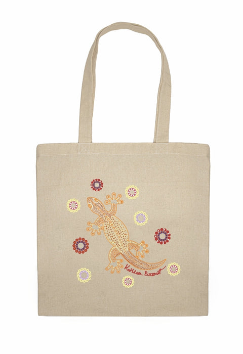 Shopping Tote Bag - Gecko By Kathleen Buzzacott