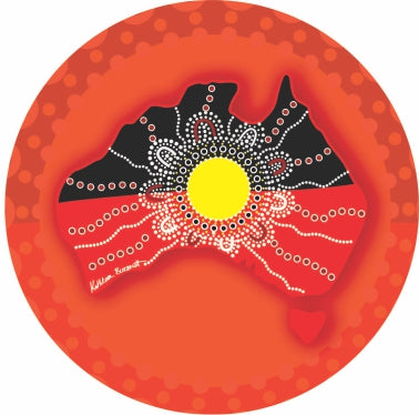 Aboriginal Ceramic Coasters By Kathleen Buzzacott