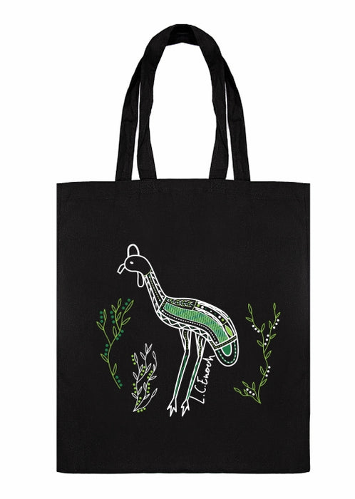 Shopping Tote Bag - Cassowary By Louis Enoch